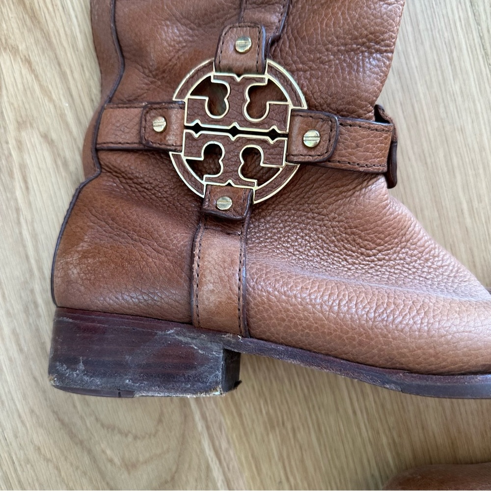 TORY BURCH Brown Amanda Riding Boot - Picture 5 of 10